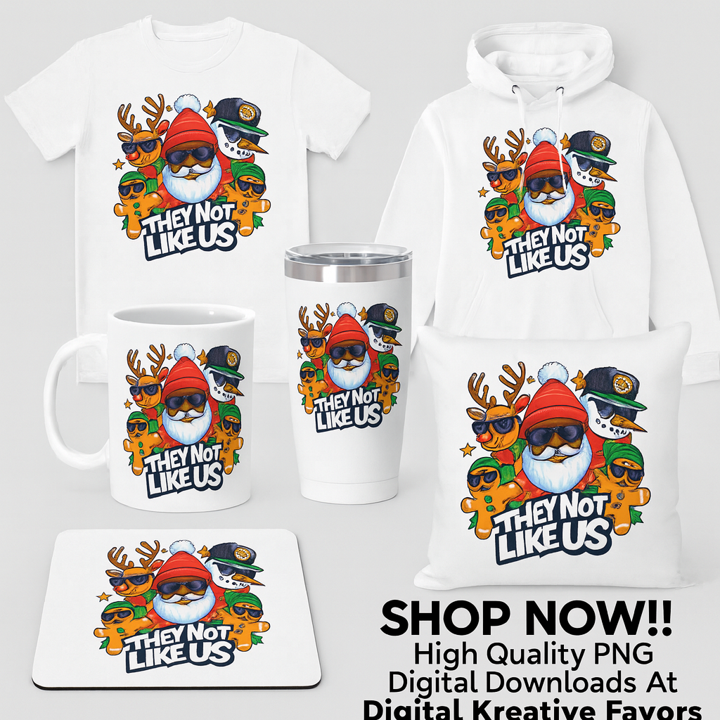 🎄 Funny Christmas PNG | High Quality Sublimation Design | Digital Kreative Favors