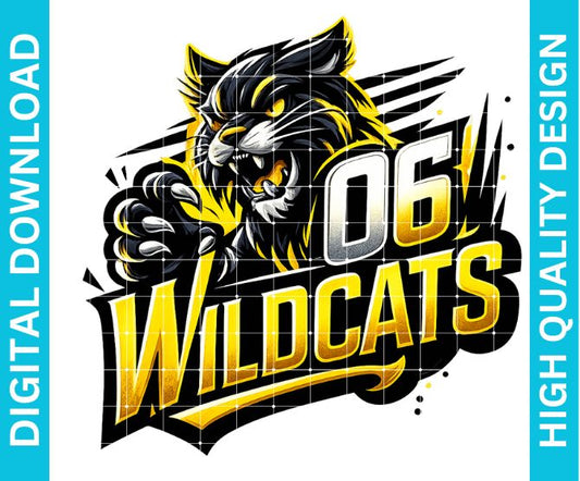 06 Wildcats Class Reunion PNG Homecoming Alumni School Spirit Sublimation | 20 Year Reunion Design