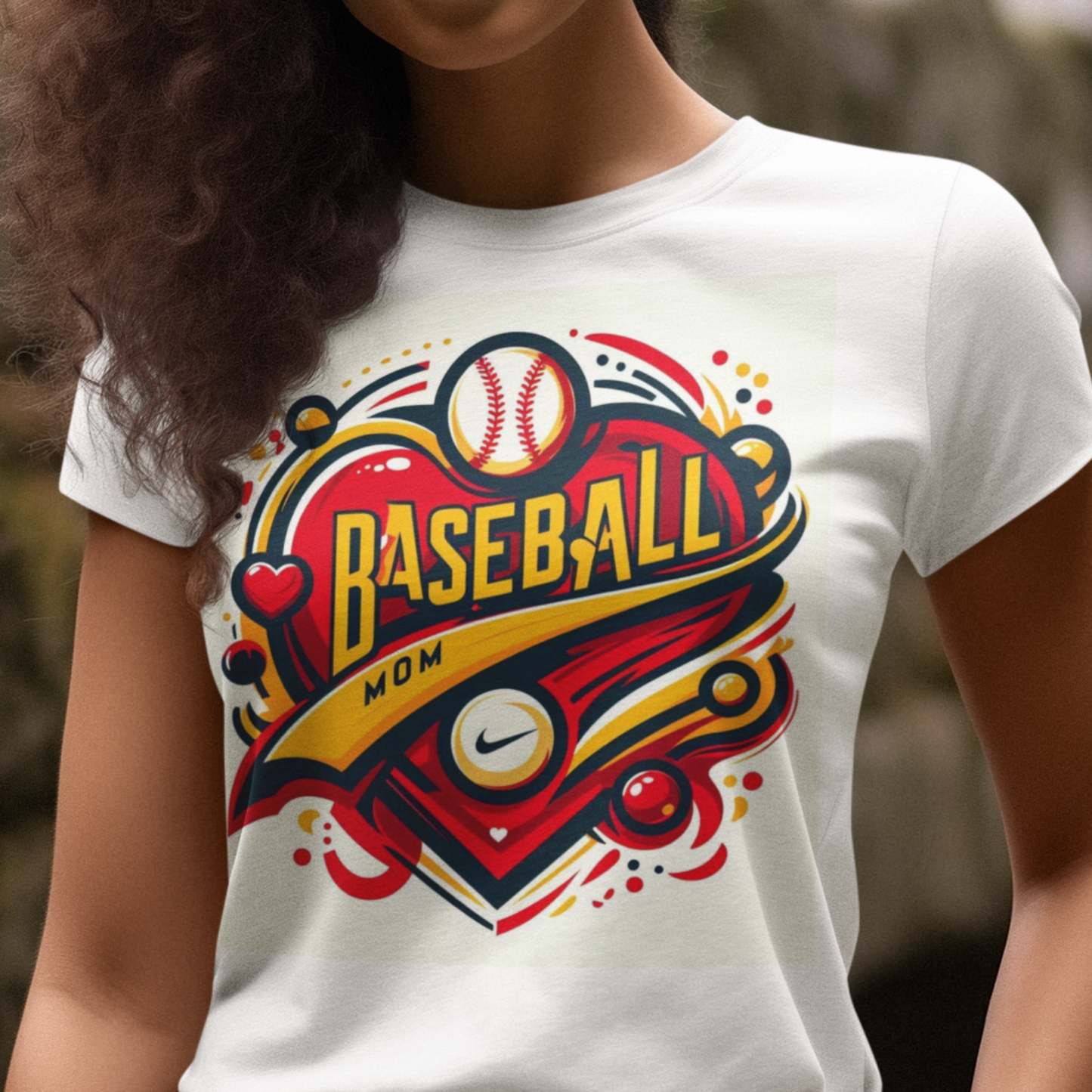 Baseball Mom Sublimation Design