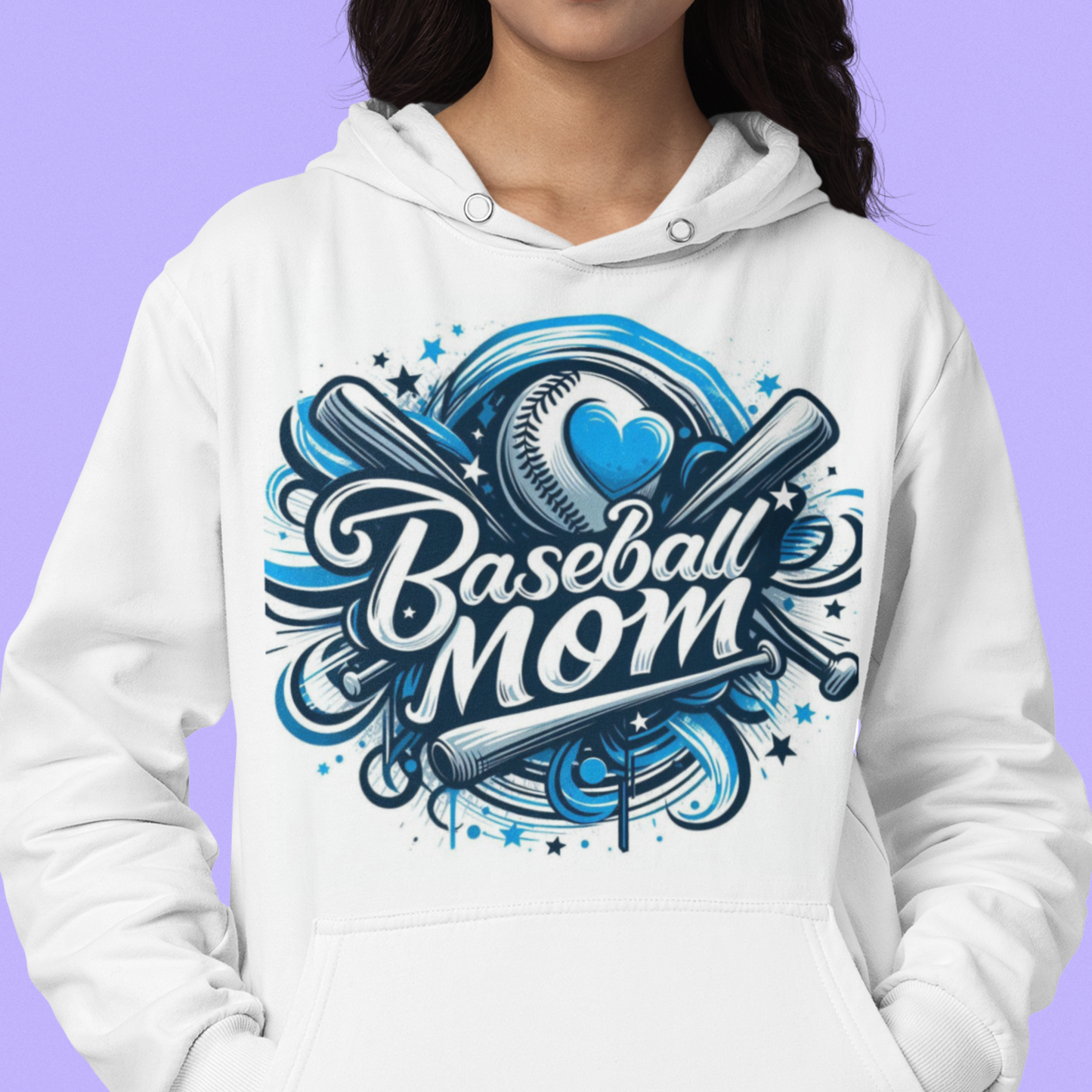 Baseball Mom Sublimation Design