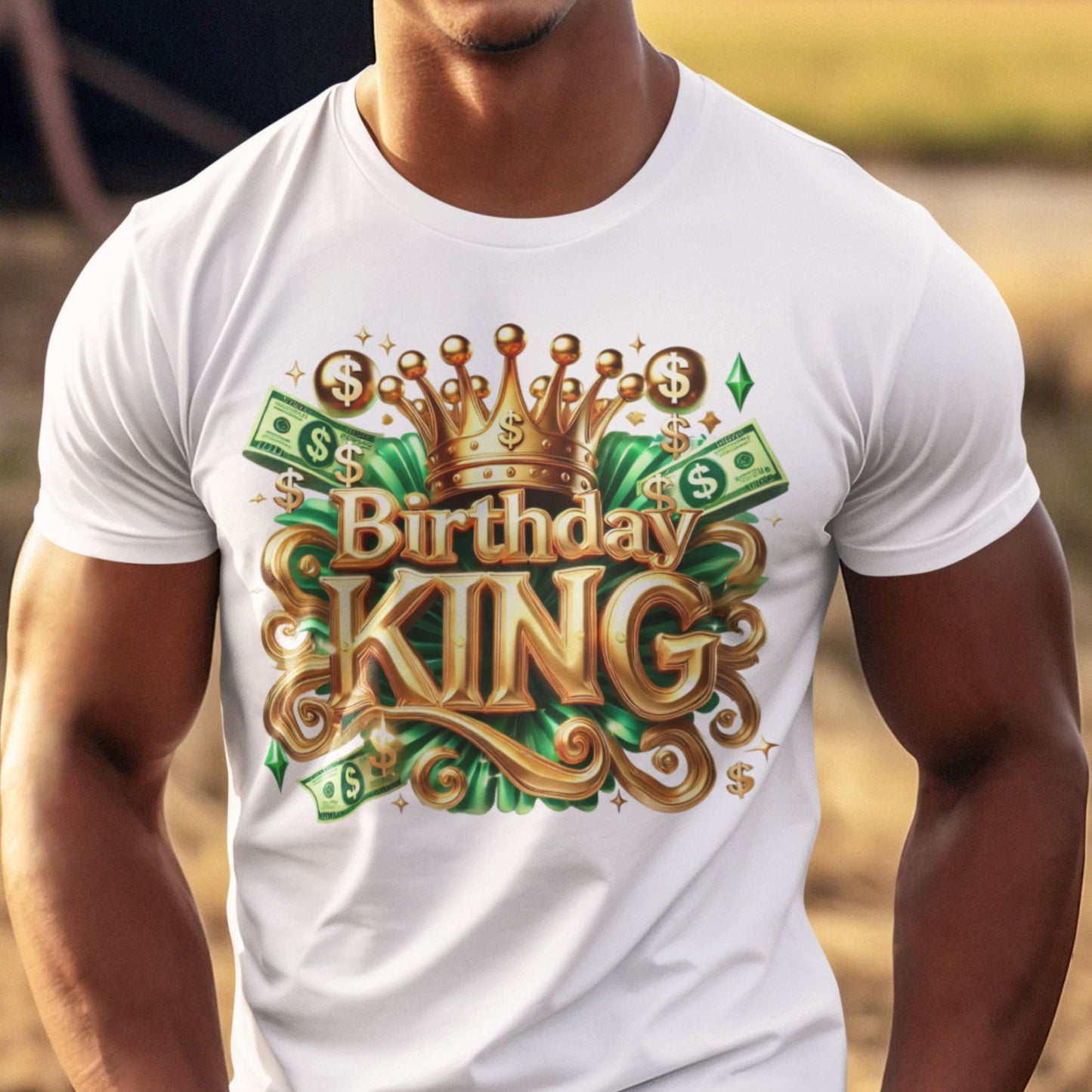 Birthday King Sublimation Design for Men