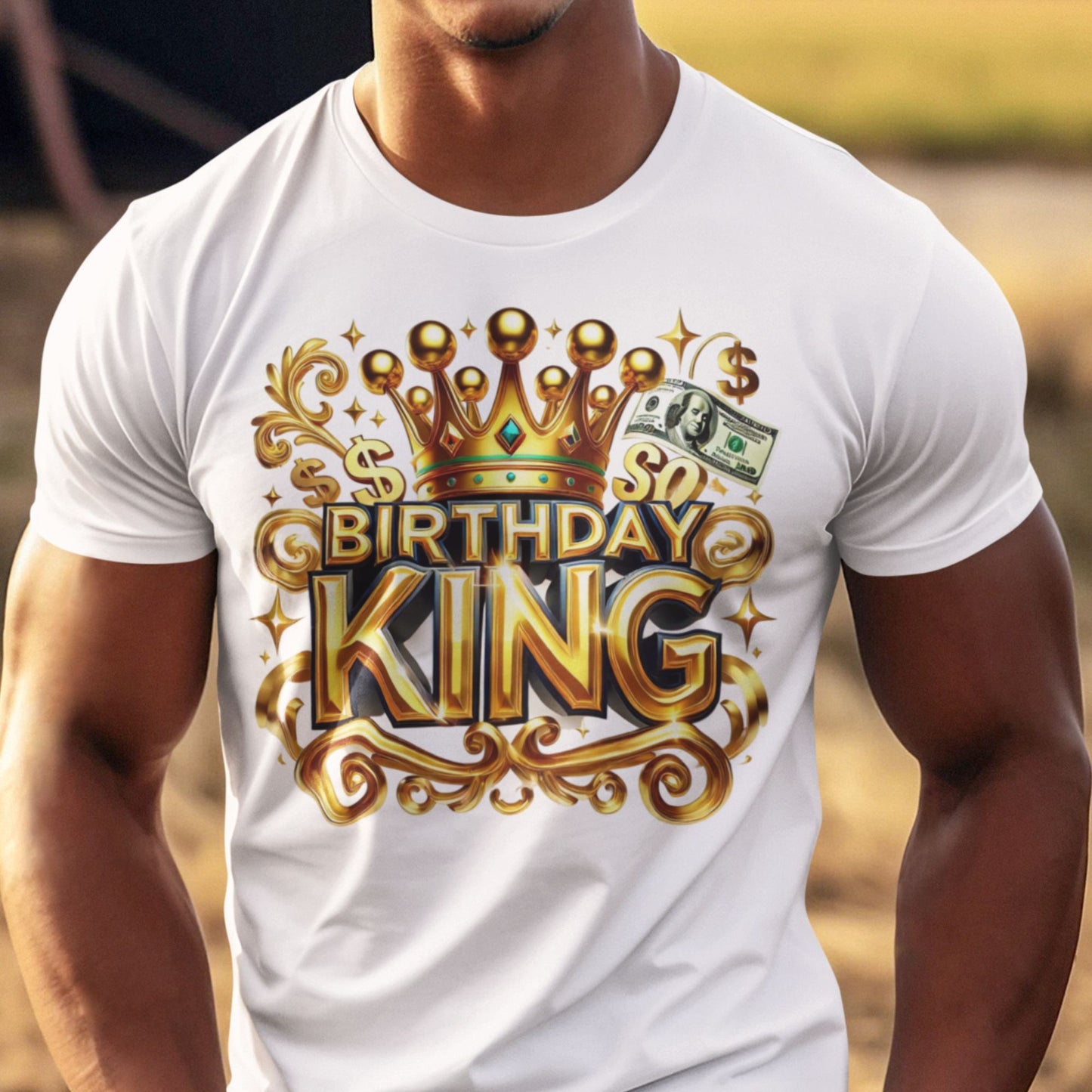 Birthday King Sublimation Design for Men