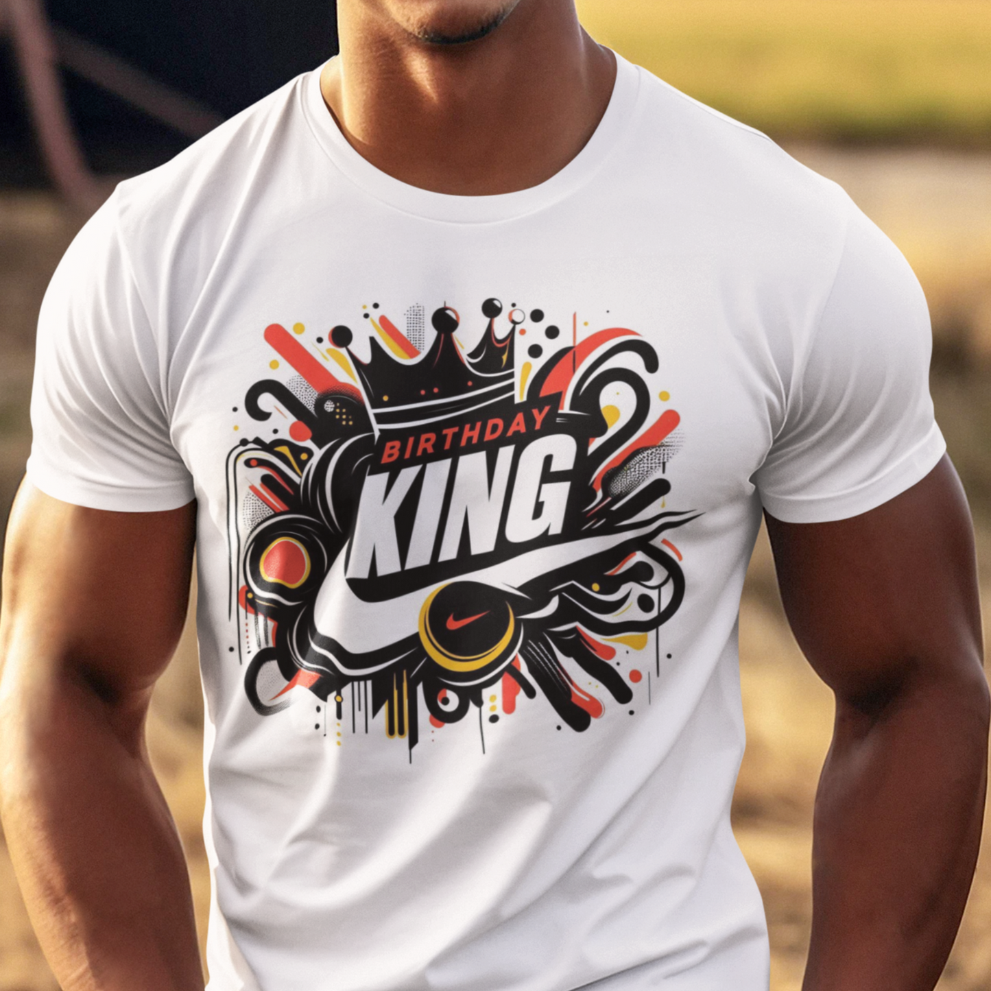 Birthday King Sublimation Design for Men