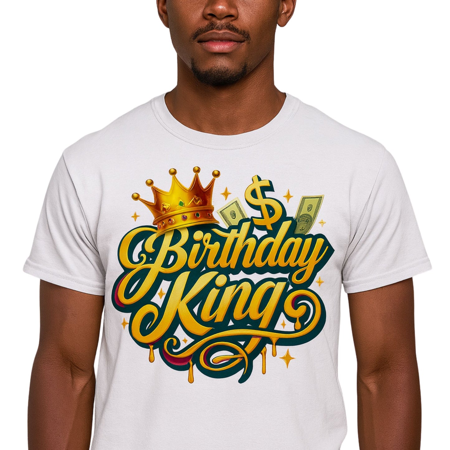 👑 Birthday King PNG Design | High Quality Digital Download | Transparent Background