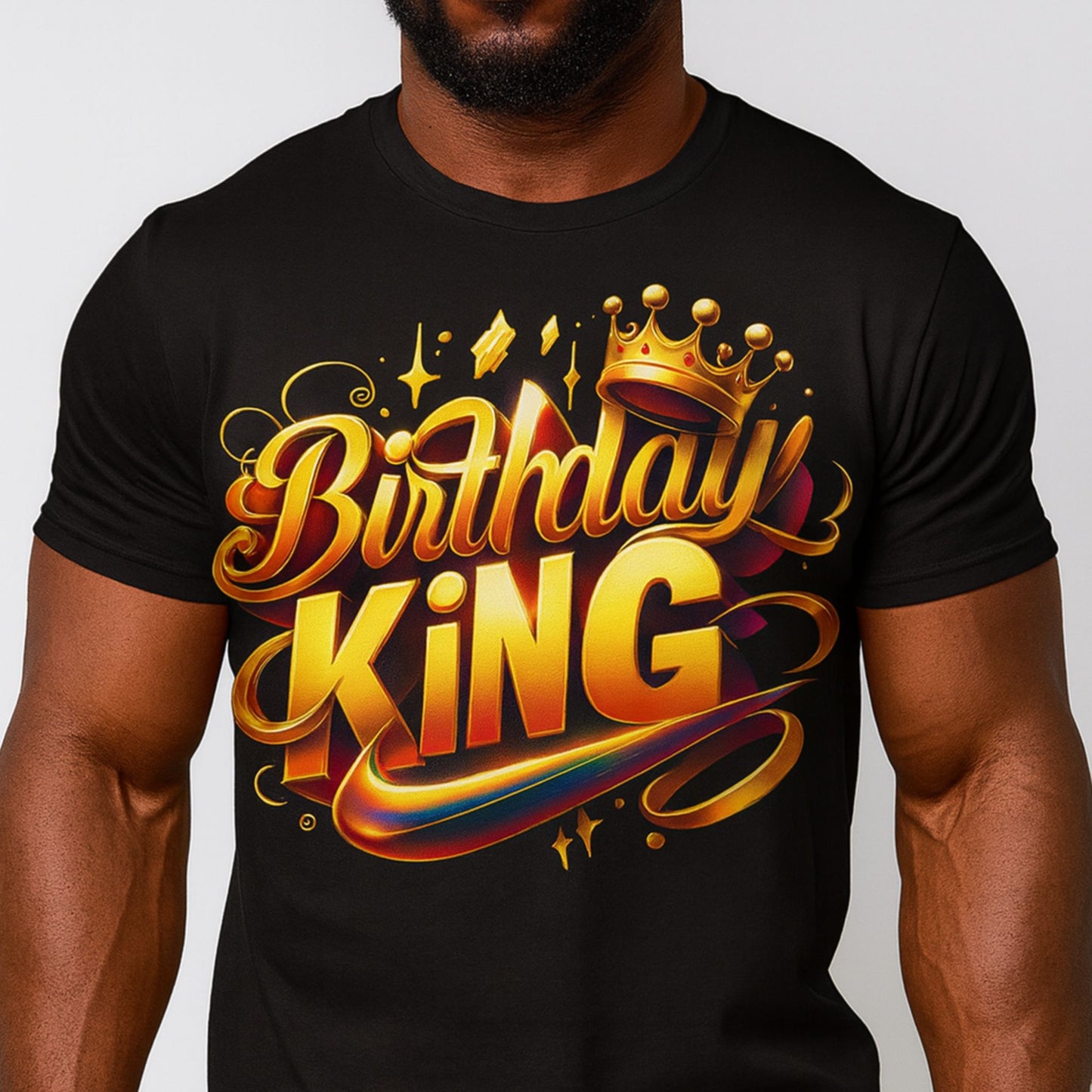 👑 Birthday King PNG Design | High Quality Digital Download | Transparent Background