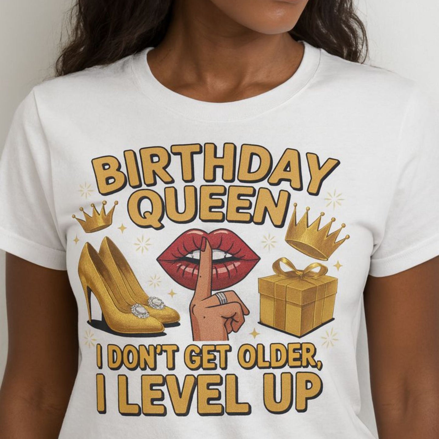 👑 Birthday Queen PNG Design | High Quality Digital Download | Transparent Background