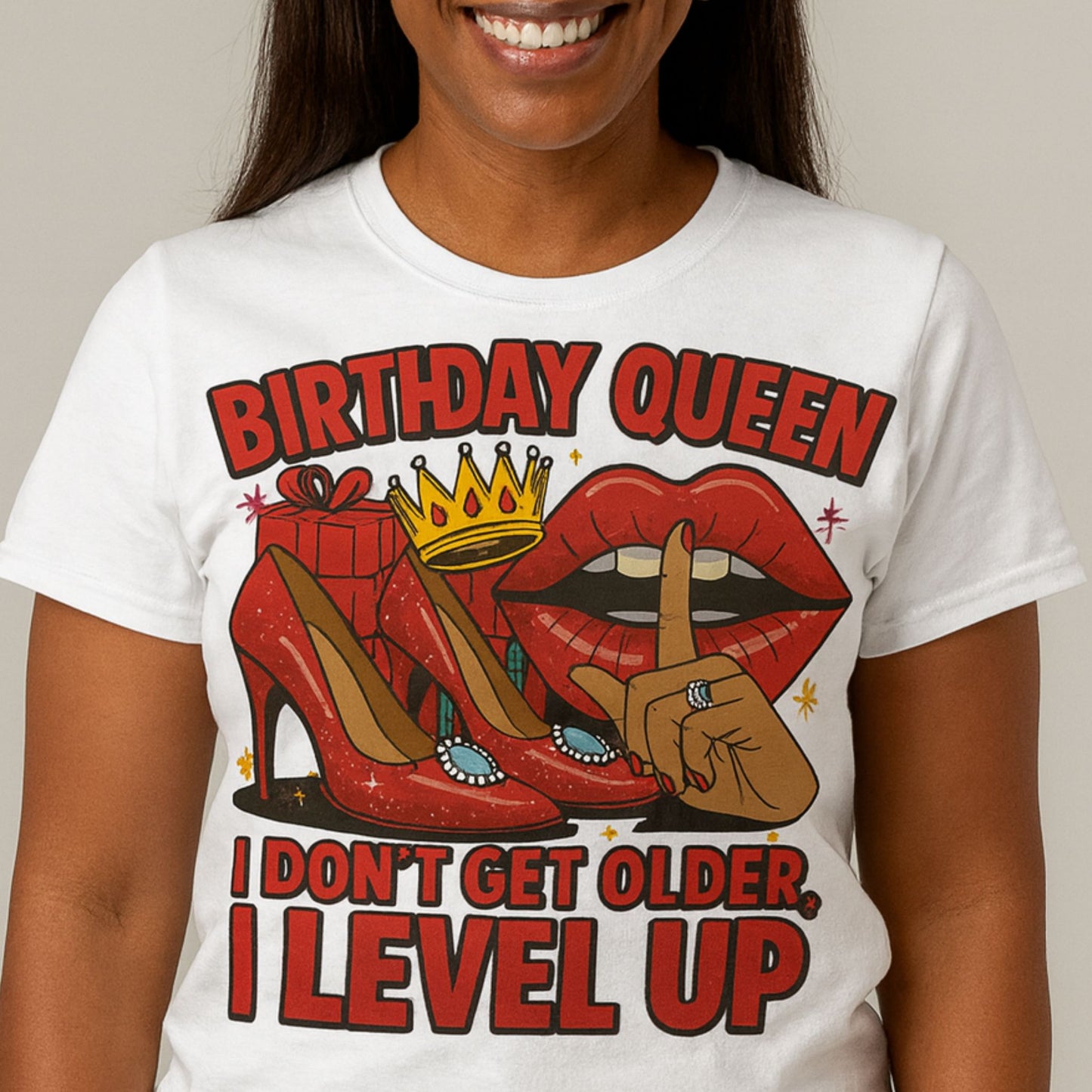 👑 Birthday Queen PNG Design | High Quality Digital Download | Transparent Background