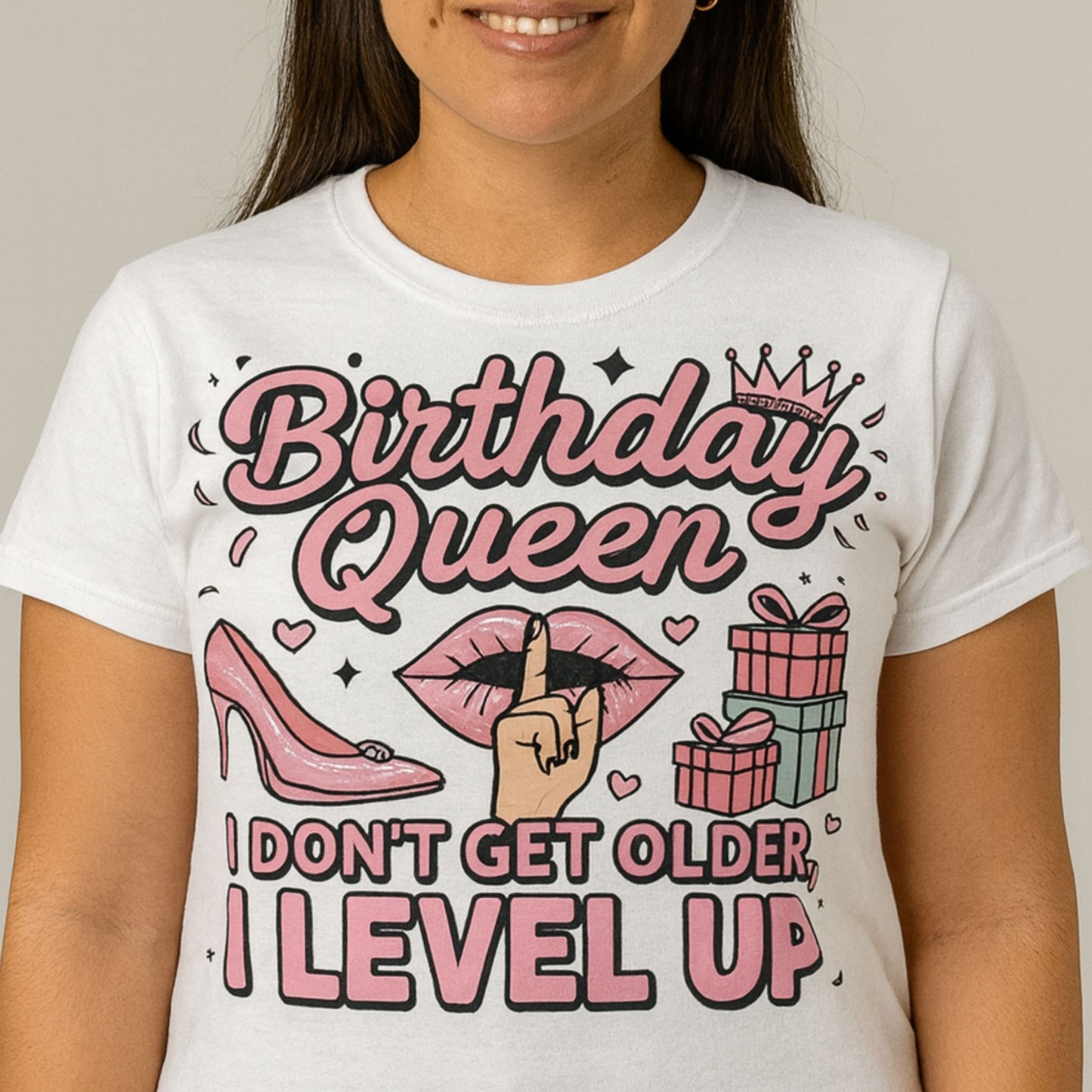 👑 Birthday Queen PNG Design | High Quality Digital Download | Transparent Background