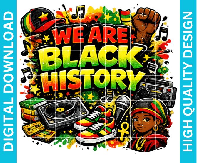 Black History Month PNG, High Quality Black History Design, Afrocentric Sublimation PNG, Black Pride png, 300 DPI Transparent Background