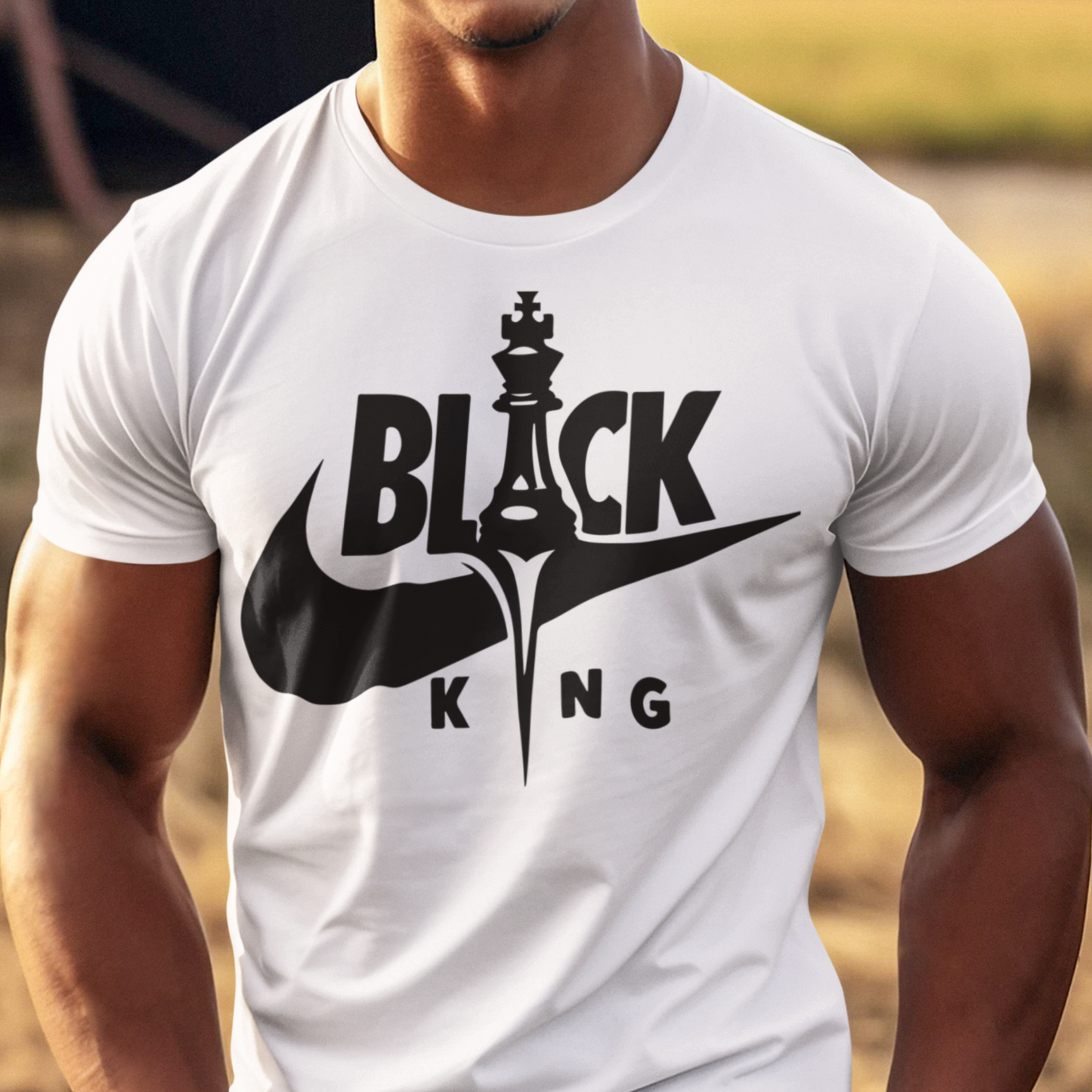 Black King SVG T-Shirt Design