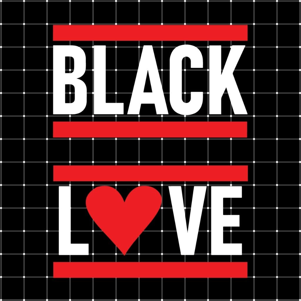Black Love Couples SVG Matching Shirts Valentine Anniversary Wedding Cricut Cut File