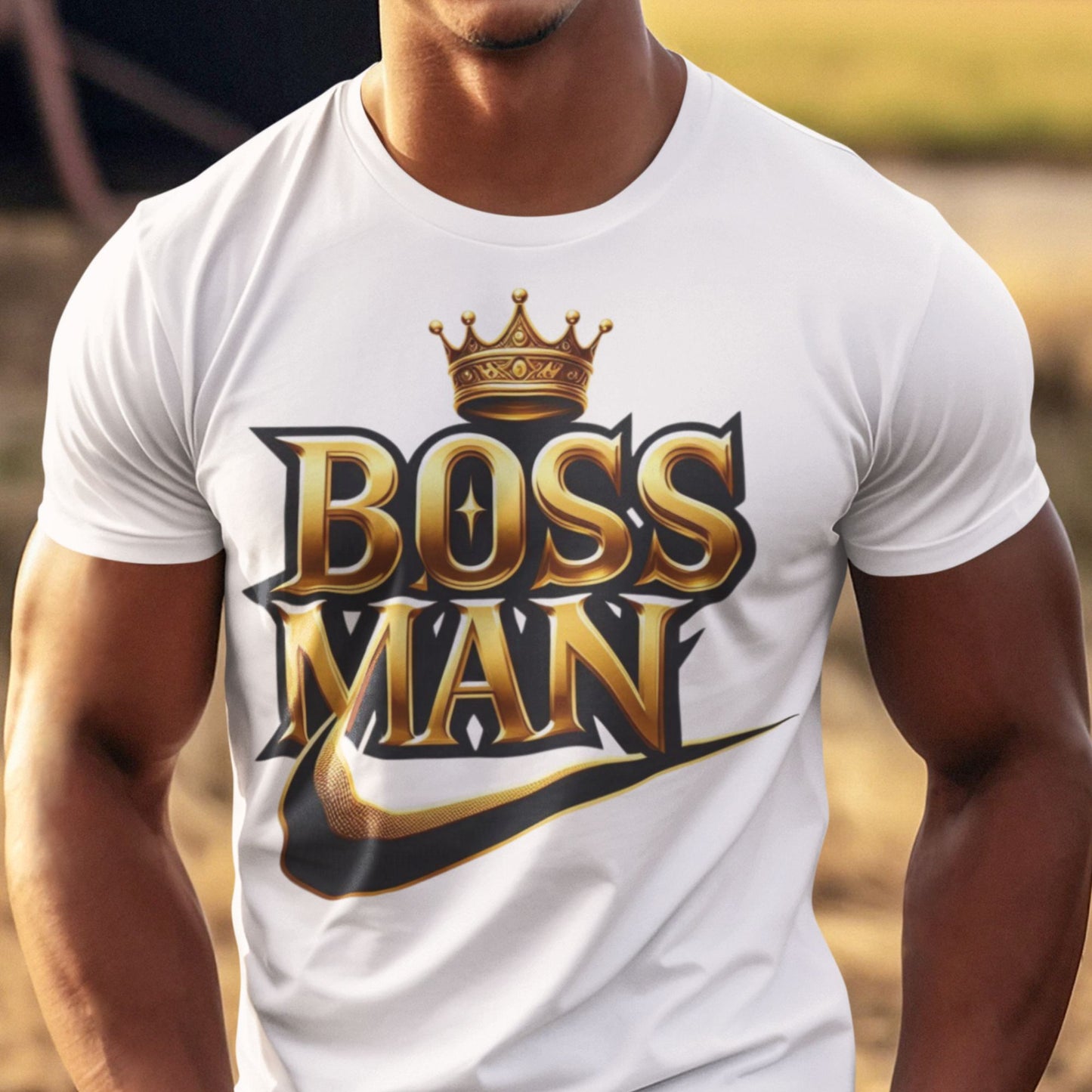 Boss Man graphic tshirt sublimation design