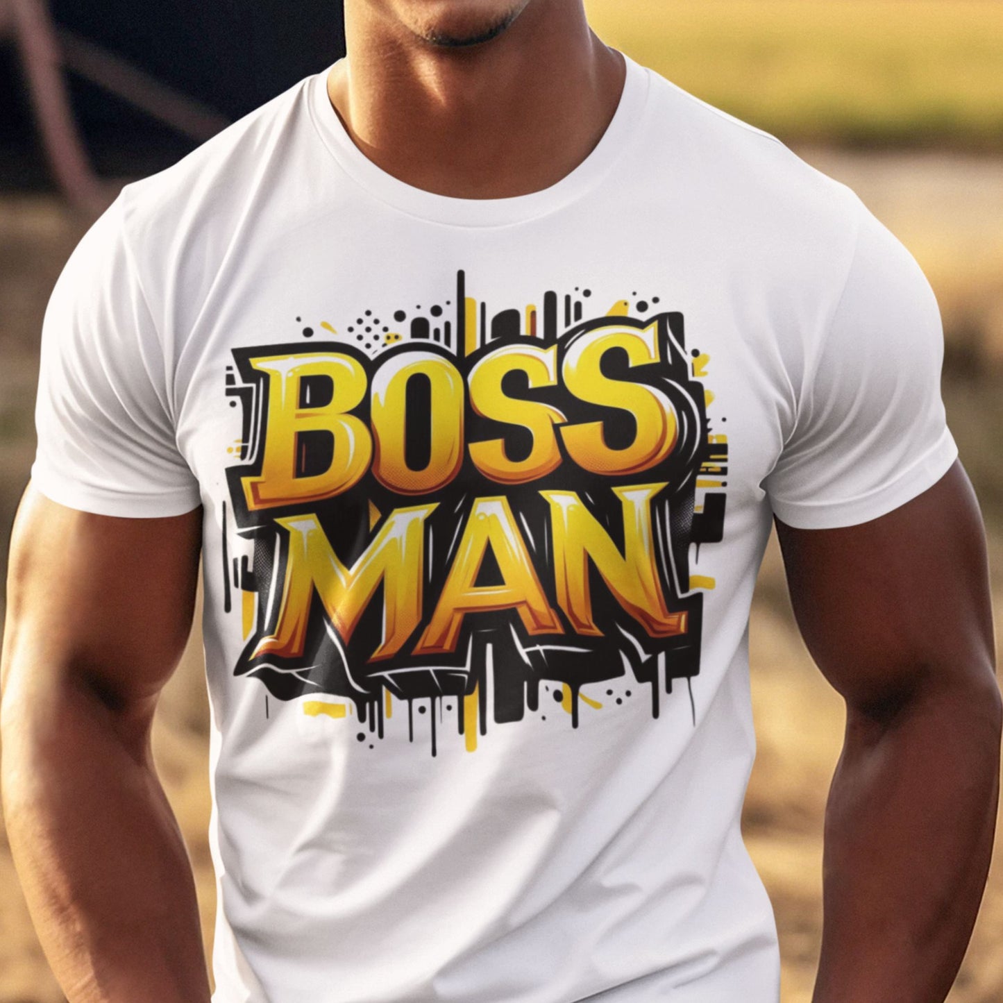 Boss Man graphic tshirt sublimation design