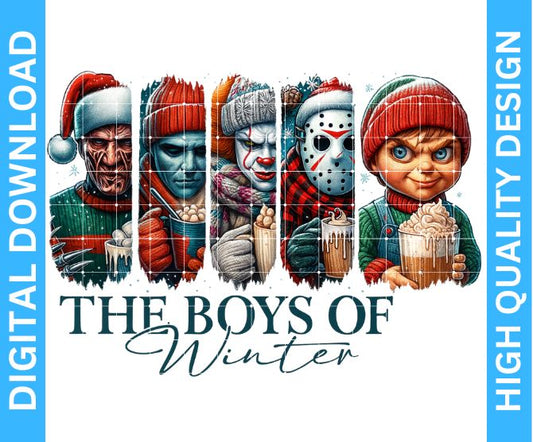Christmas Horror PNG | High Quality Digital Download | Digital Kreative Favors
