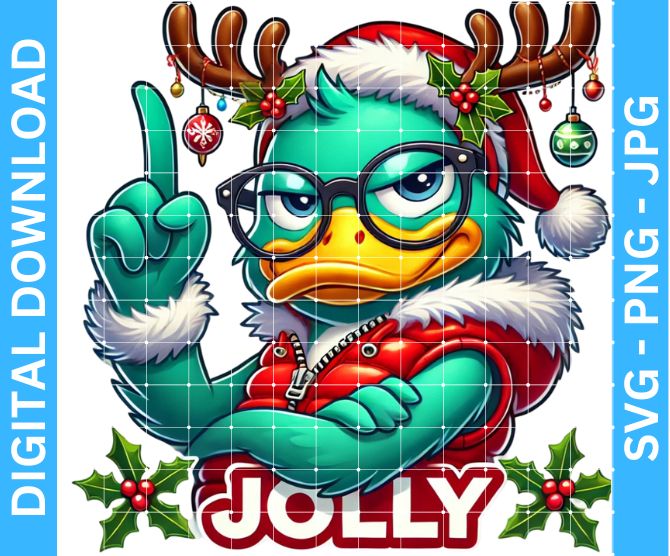 Funny Christmas Sublimation Design