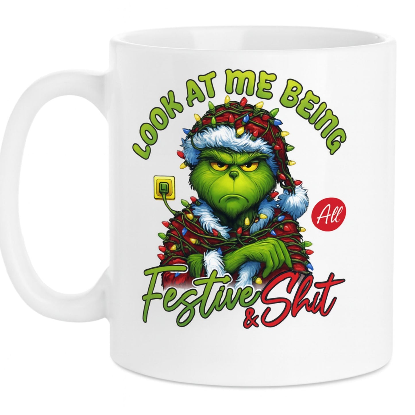 Funny Grinch Christmas PNG | High Quality Sublimation Design | Digital Kreative Favors