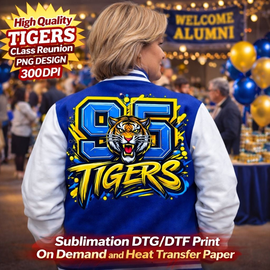 Tigers Class Reunion PNG | Tigers Alumni Reunion Shirt Design | High Quality Reunion PNG | School Spirit Tigers PNG | Sublimation DTF DTG | Instant Download