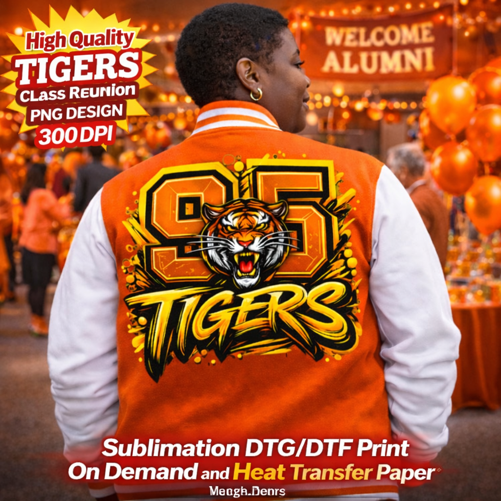 Tigers Class Reunion PNG | Tigers Alumni Reunion Shirt Design | High Quality Reunion PNG | School Spirit Tigers PNG | Sublimation DTF DTG | Instant Download