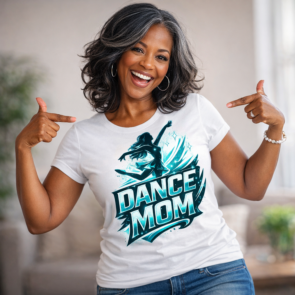 Dance Mom PNG Graphic, Proud Supporter Design for Shirts Sublimation Print