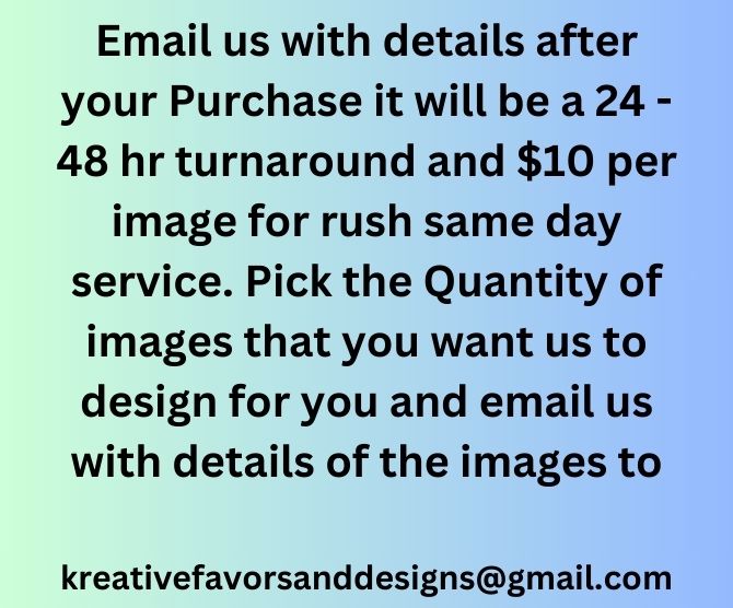 Custom Created Images for crafters made to order (PNG Transparent Background)