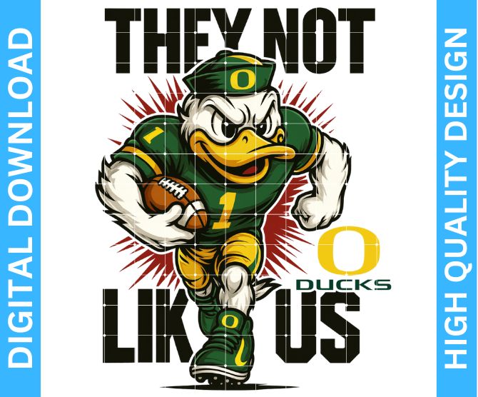 Ducks Football Mascot PNG – Transparent Background for Crafting