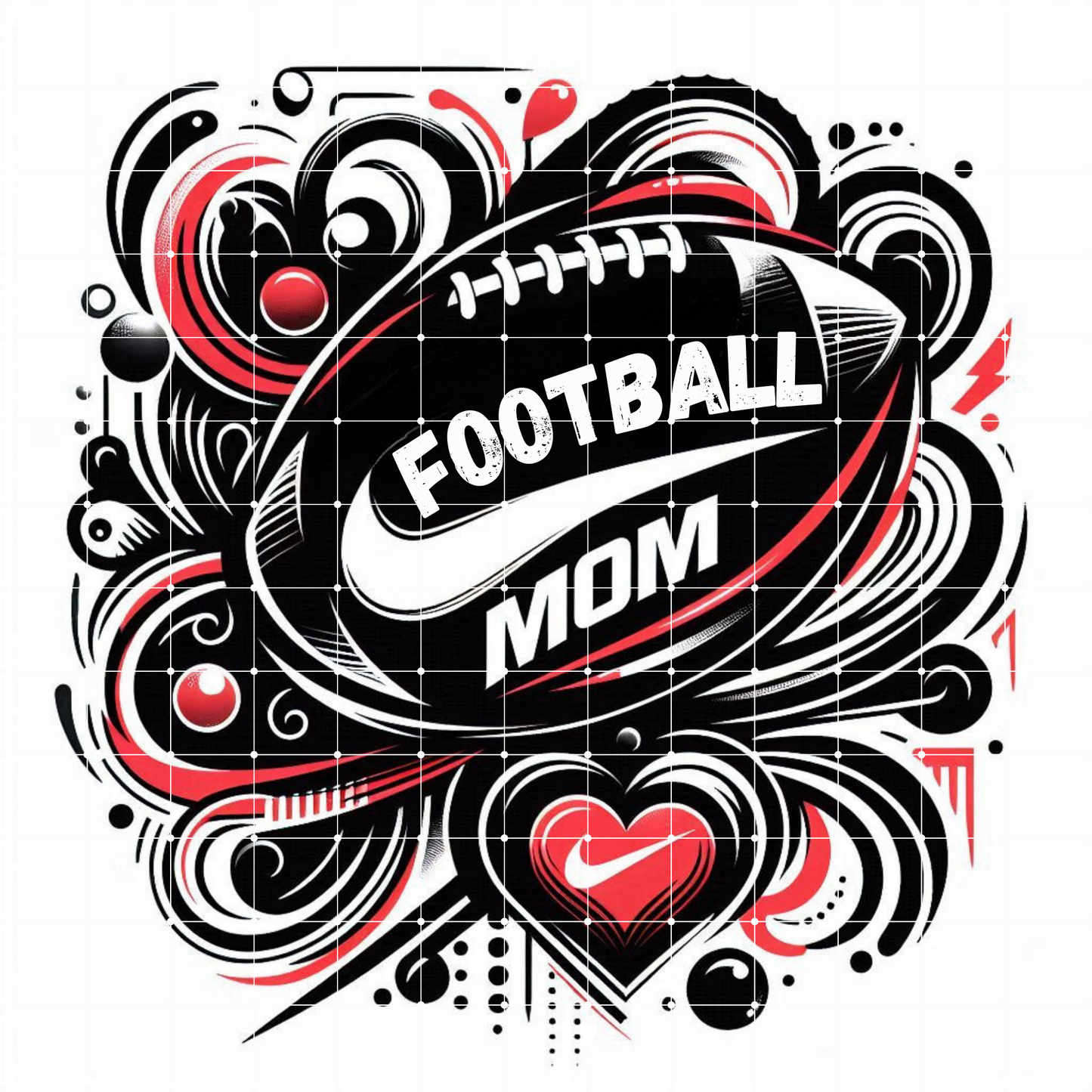 Football Mom Sublimation svg Design