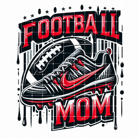 Football Mom Sublimation svg Design