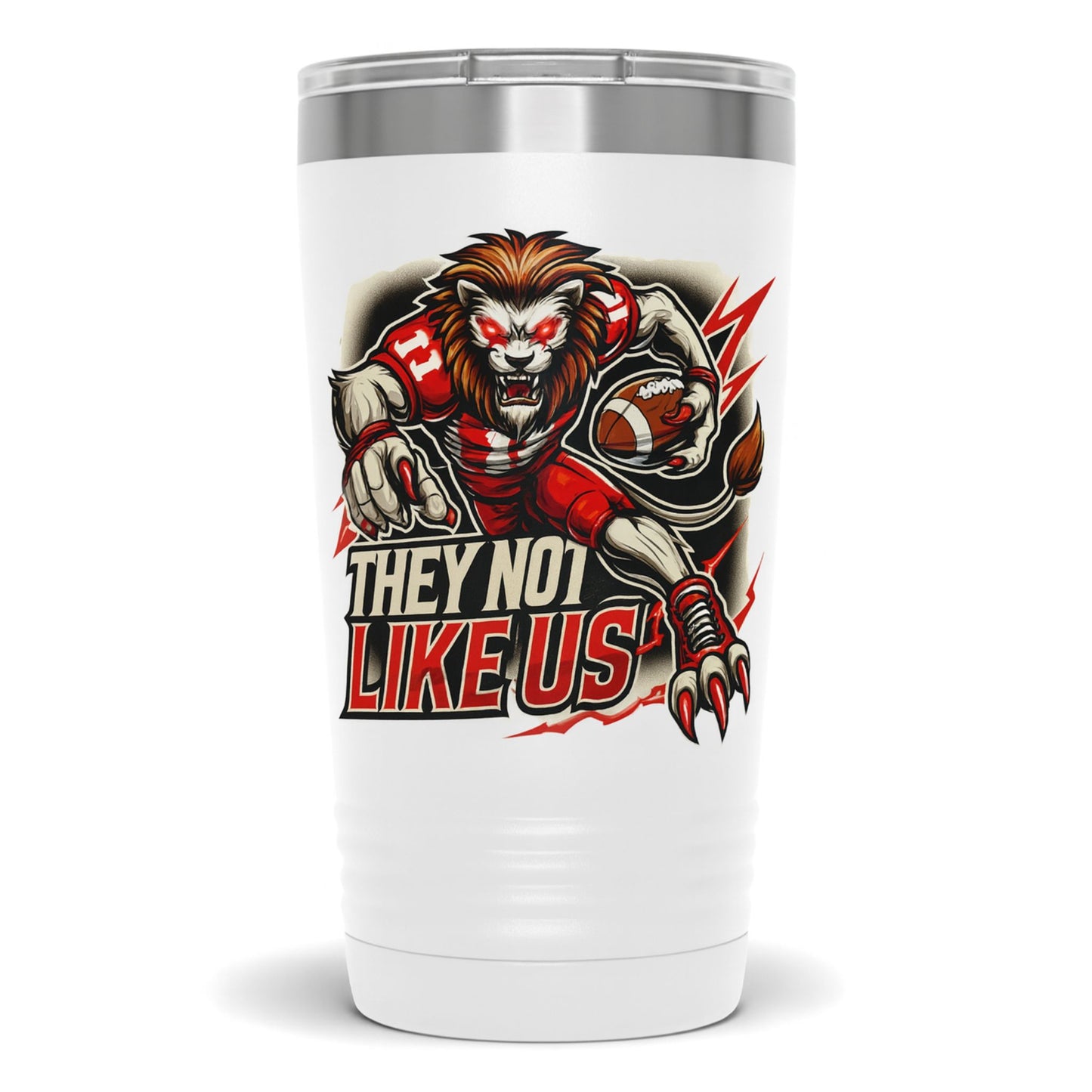 Lions Football Mascot PNG – High Quality SVG & Sublimation Digital Download | DTF/DTG Ready | Transparent Background