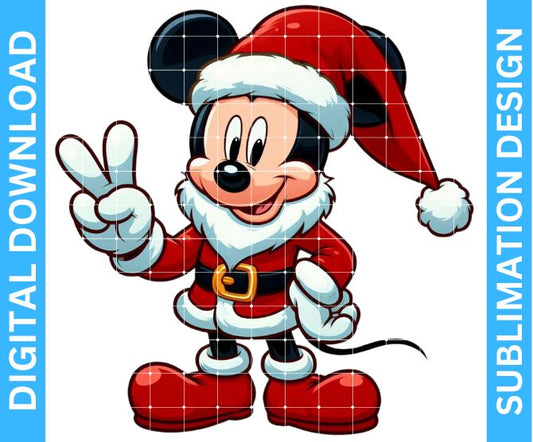 Christmas Cartoon Character Sublimation Design