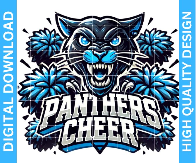 Panthers Cheer Sports Design