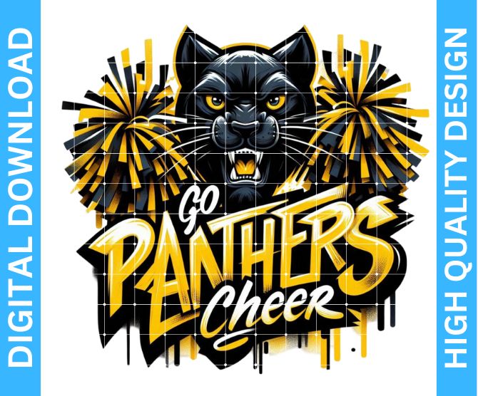 Panthers Cheer Sports Design