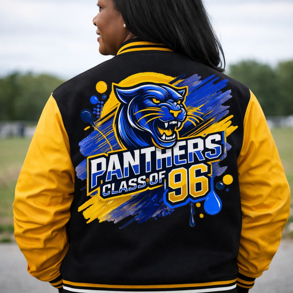 96 Panthers Class Reunion PNG Homecoming Alumni School Spirit Sublimation | 30 Year Reunion Design