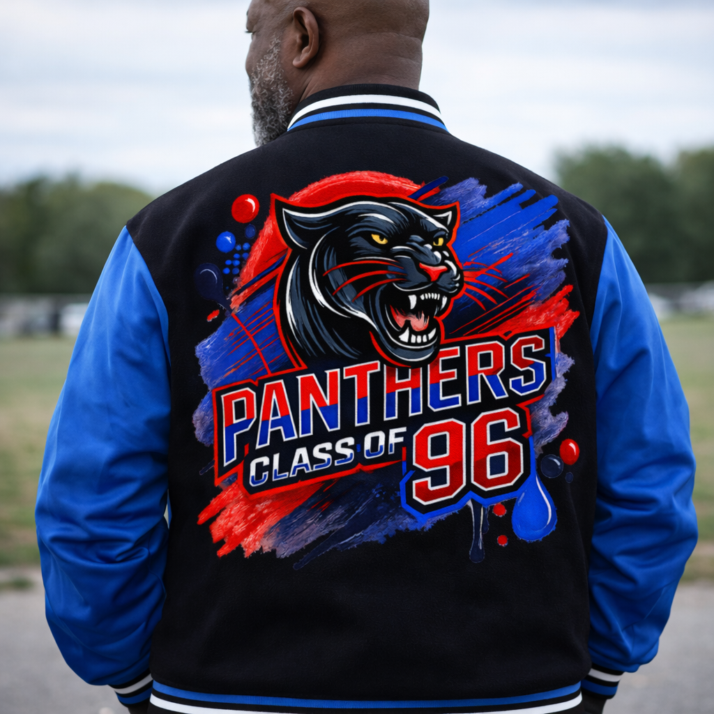 96 Panthers Class Reunion PNG Homecoming Alumni School Spirit Sublimation | 30 Year Reunion Design