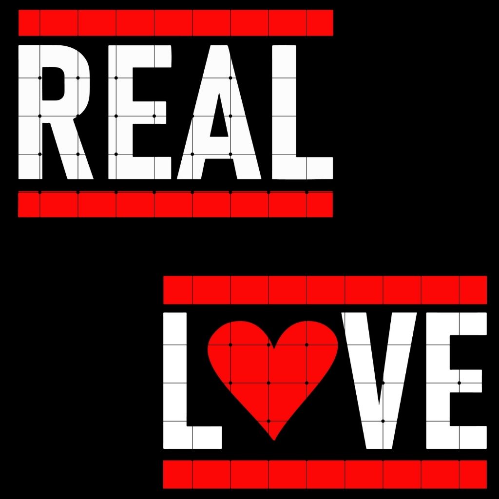 Real Love Couples SVG Matching Shirts Valentine Anniversary Wedding Cricut Silhouette Cut File