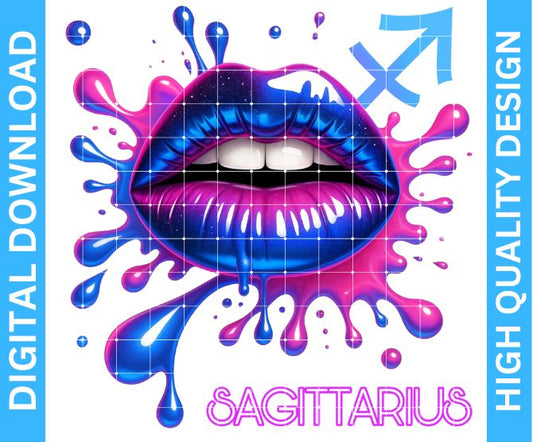 ♐ Sagittarius King Birthday PNG – High Quality Sublimation & DTF/DTG Digital Download | Transparent Background | Digital Kreative Favors