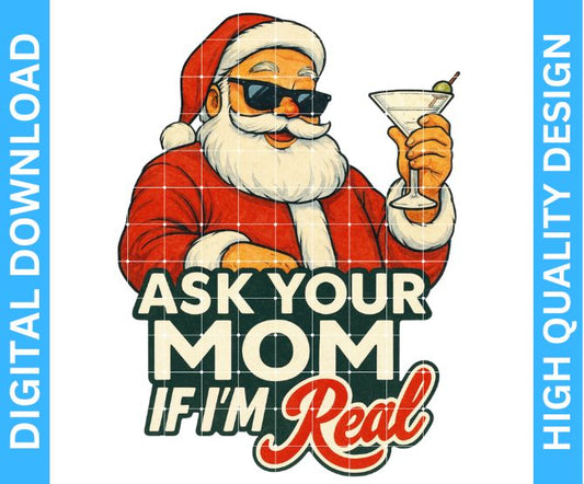 🎄 Funny Santa Claus PNG | High Quality Digital Download | Digital Kreative Favors