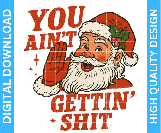 🎄 Funny Santa Claus PNG | High Quality Digital Download | Digital Kreative Favors
