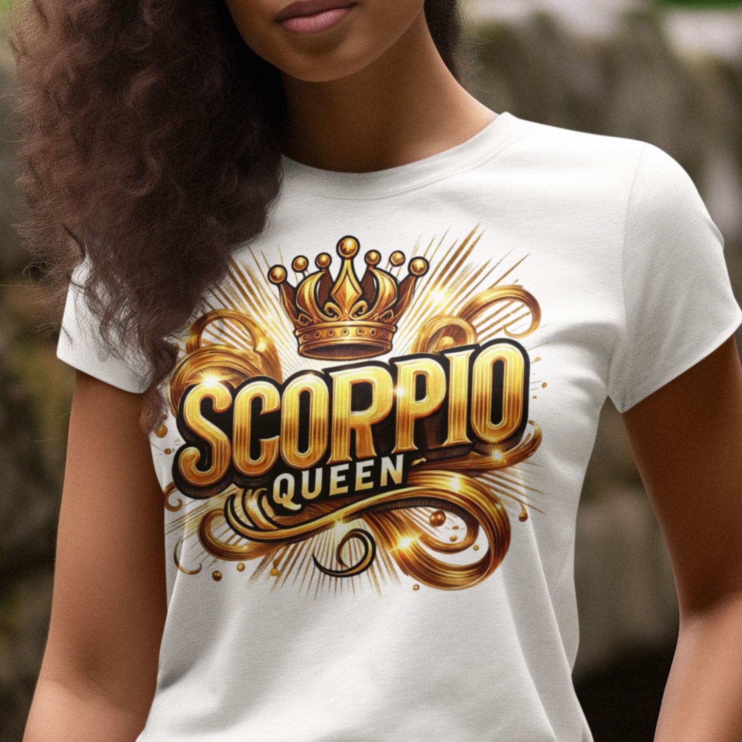 Scorpio Queen Sublimation Birthday Design