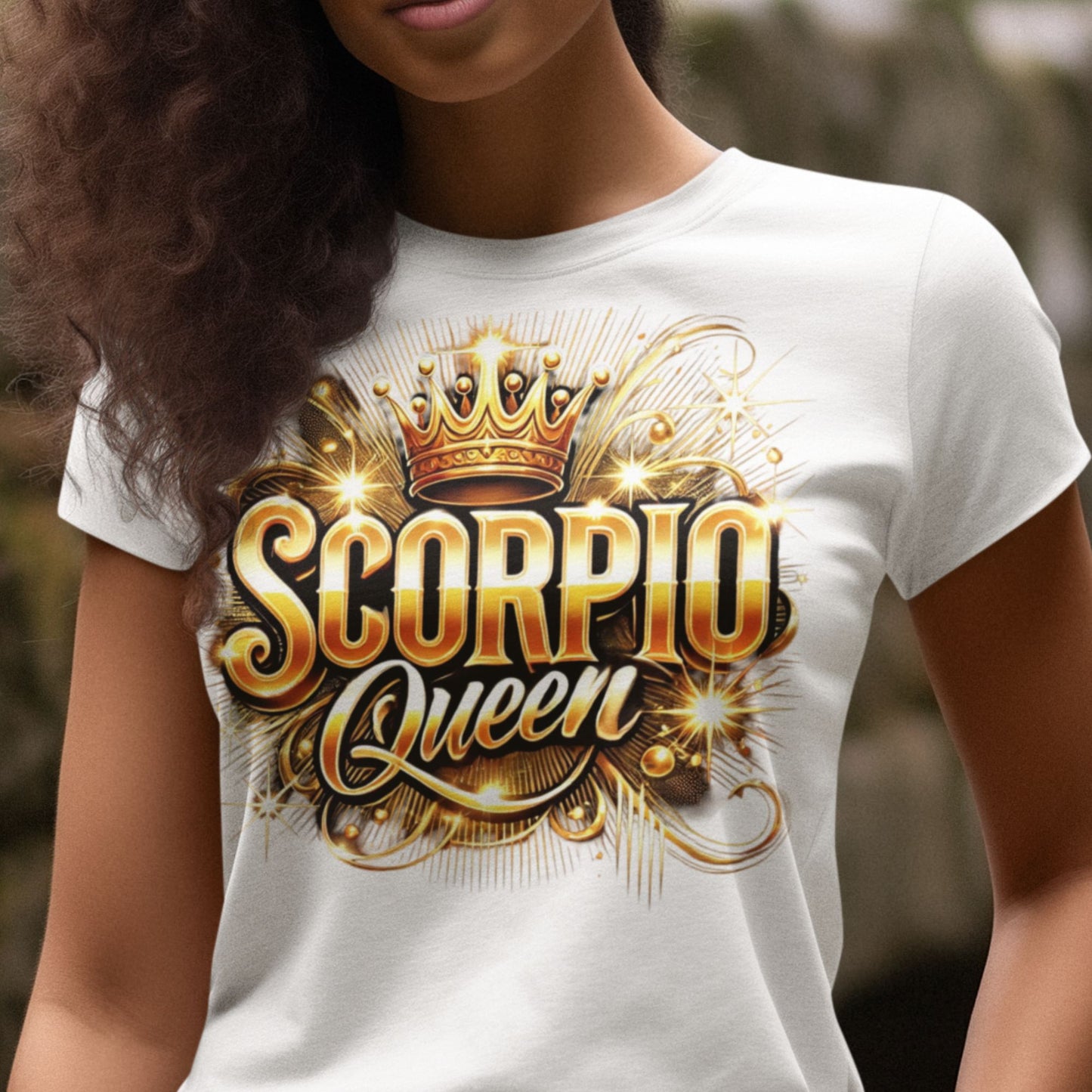 Scorpio Queen Sublimation Birthday Design