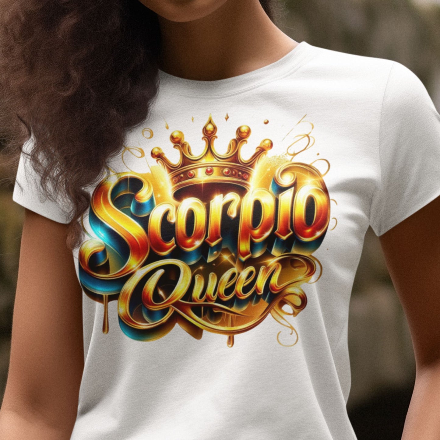 Scorpio Queen Sublimation Birthday Design