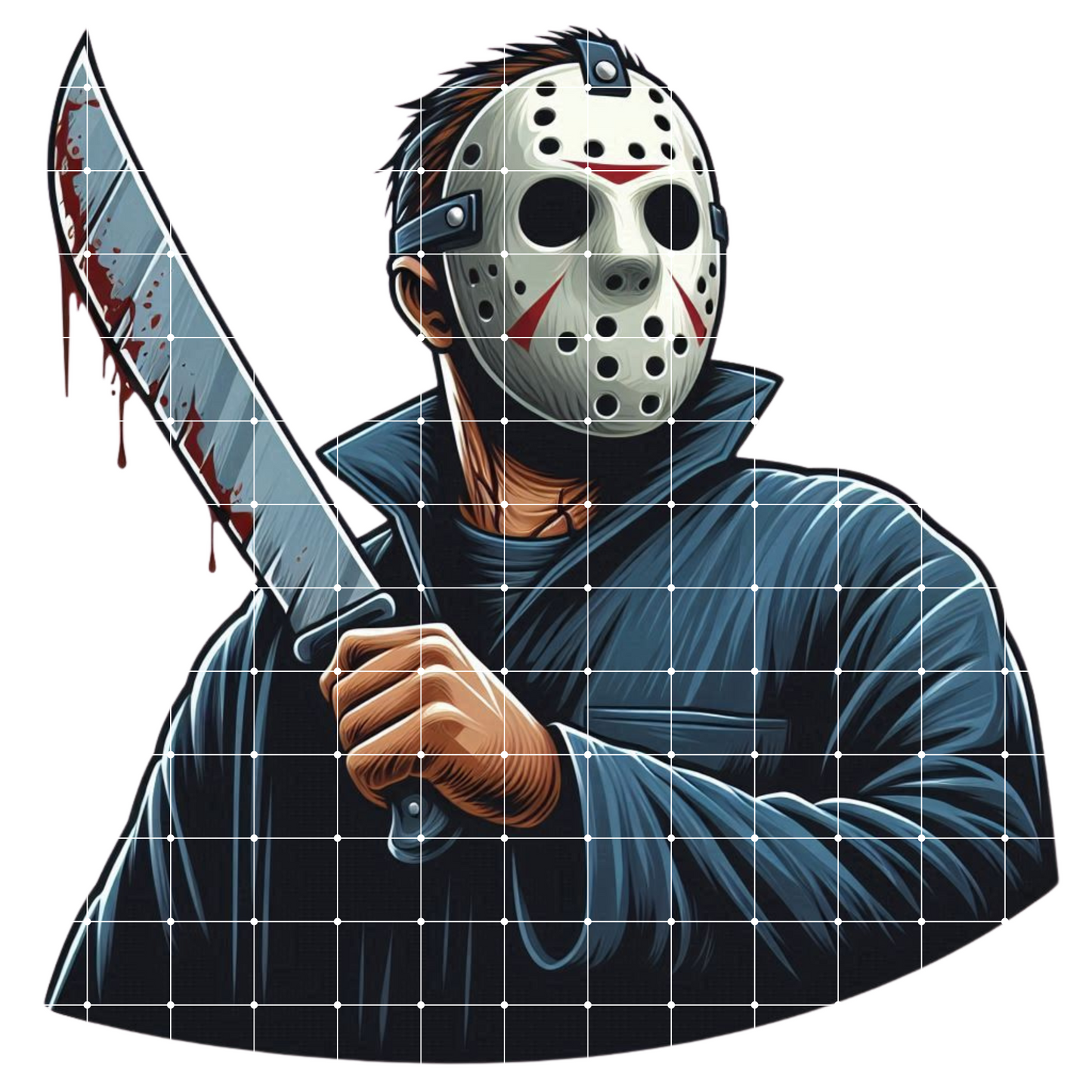 Jason Voorhees Sublimation svg Design