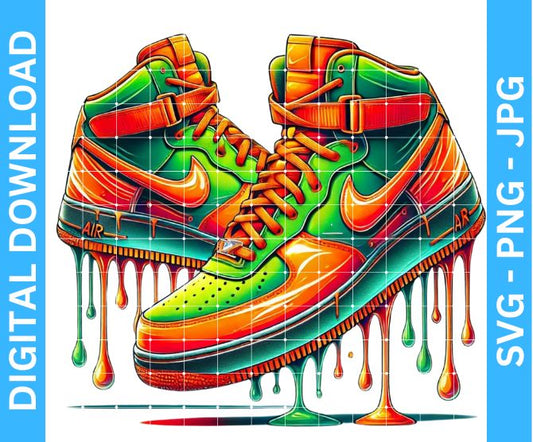 Sports Sneakers Sublimation Design