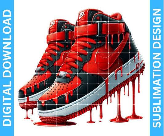 Sports Sneakers Sublimation Design