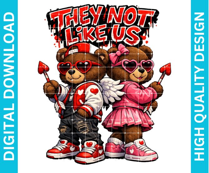 Valentines Couples PNG Graphic, Romantic Cupid Love Design for Shirts Sublimation Print