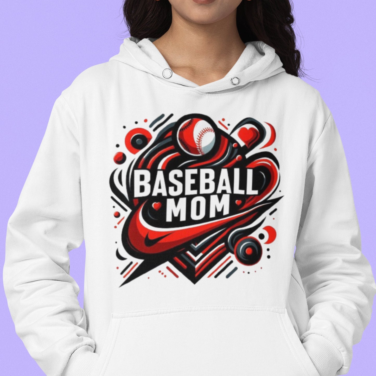 Baseball Mom Sublimation Design